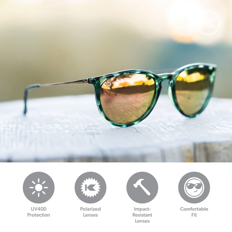 Knockaround Mary Janes Polarized Sunglasses for Women & Men - Round Sunglasses - UV400 Protection - Image 2